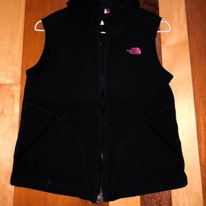 north face lightweight fleece vest